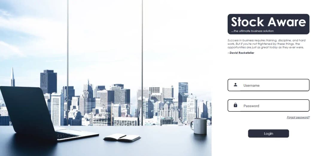 Stock Aware - Website